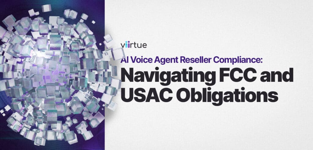 Compliance--Navigating-FCC-and-USAC-Obligations title card with Viirtue Branding